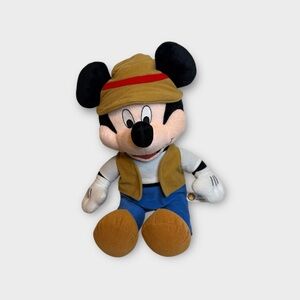 Disney Walt Disney World Mickey Mouse Matterhorn Plush 18”